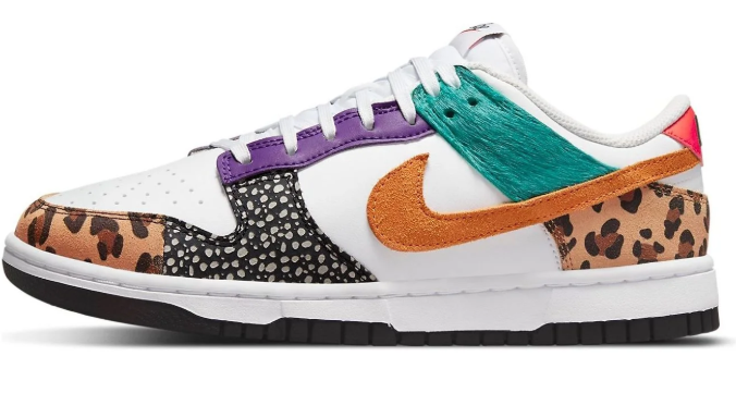 Nike Dunk Low SE 'Safari Mix' Sneakers - DN3866-100