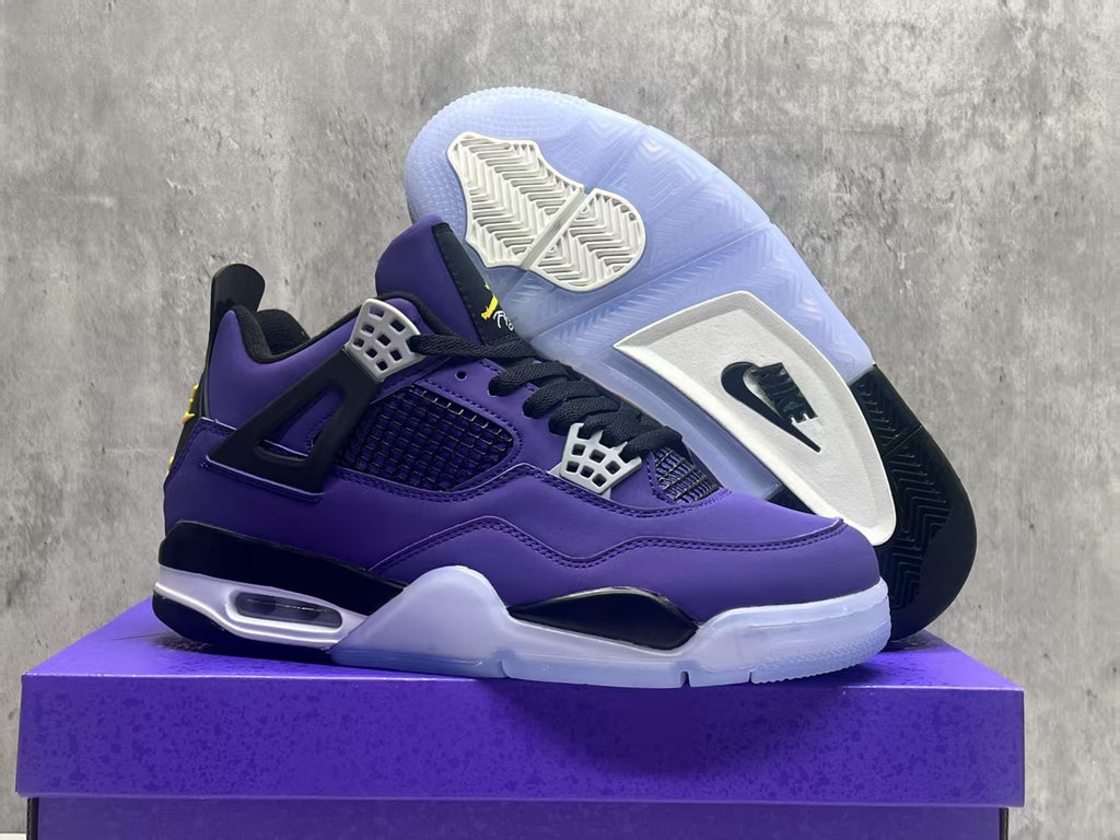 Air Jordan 4 Retro Lakers Purple-Gold | Violet Marquee