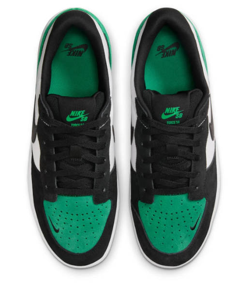 Nike SB Force 58 Sneakers - White/Black/Stadium Green