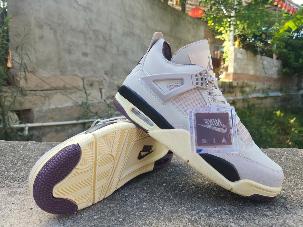 A Ma Maniére x Air Jordan 4 Sneakers - Brown/Pink