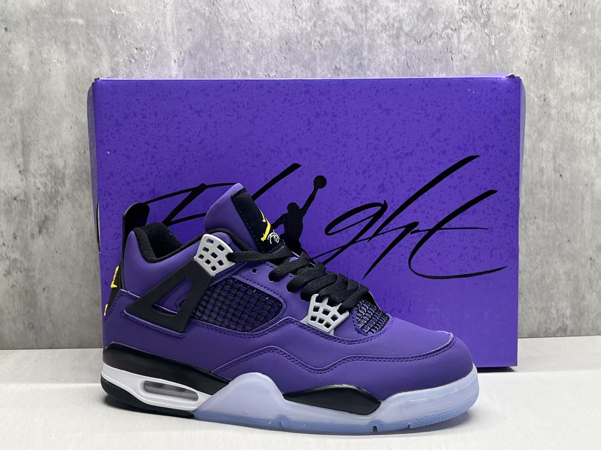 Air Jordan 4 Retro Lakers Purple-Gold | Violet Marquee