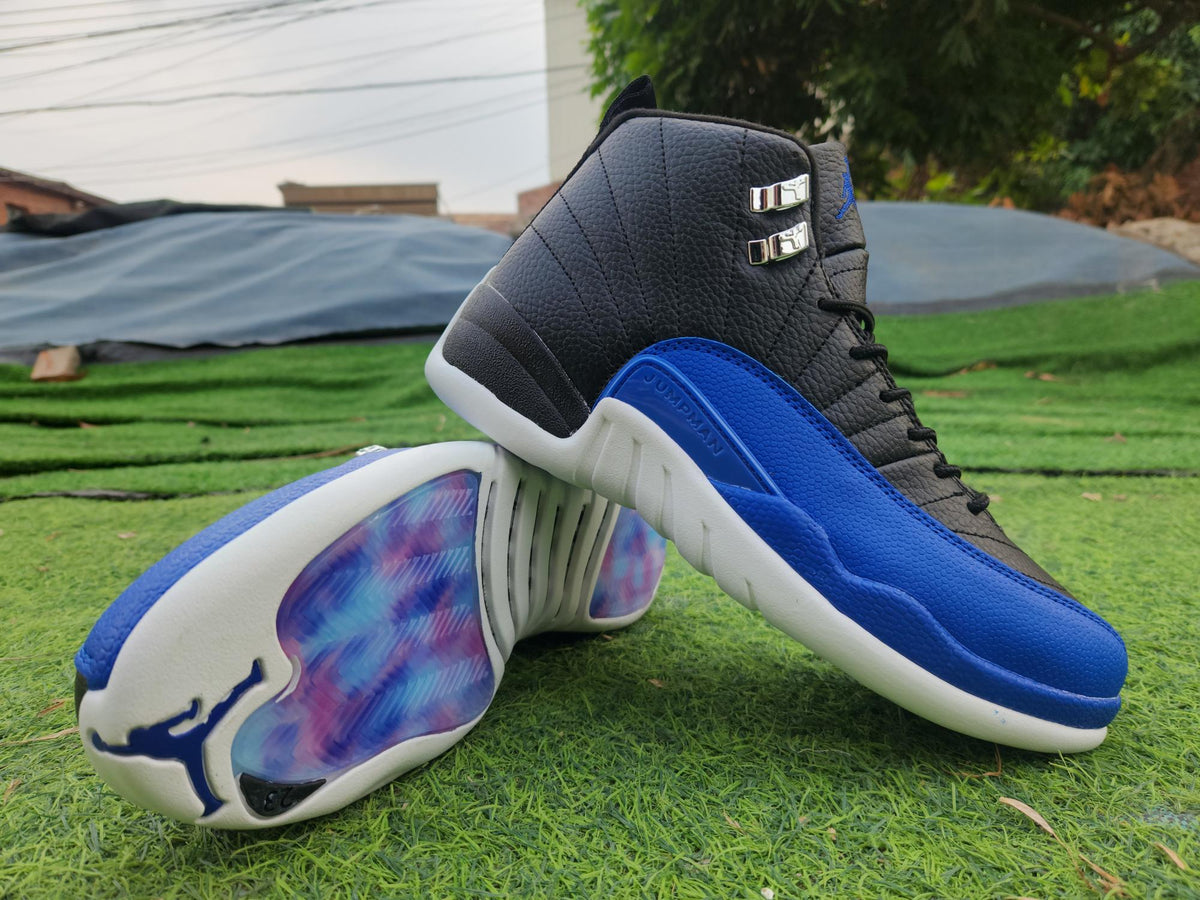 Air Jordan 12 "Midnight Current" | Black Blue White Sneakers