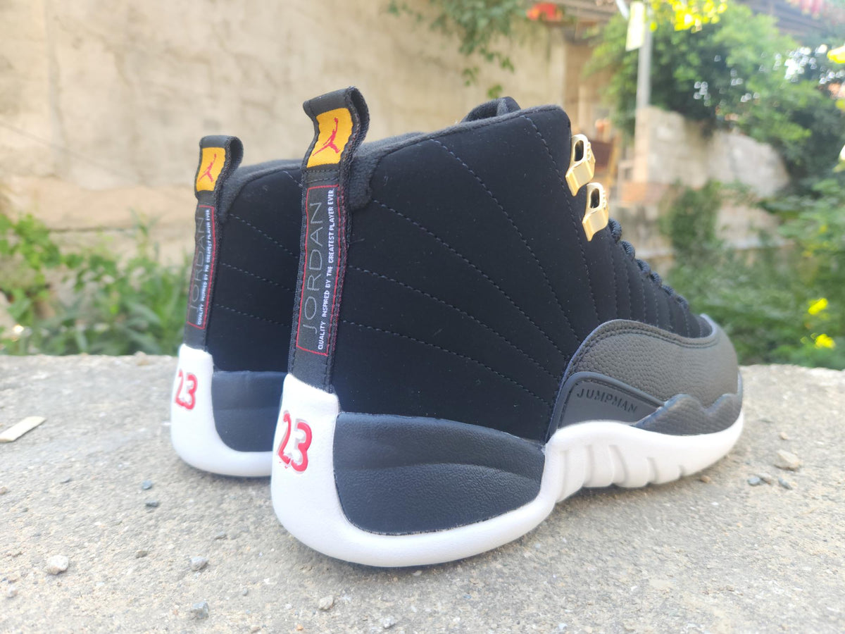 Air Jordan 12 Retro Men's "Gilded Contrast" | Black White Gold