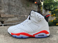 Air Jordan 6 Retro Sneakers - White/Infrared/Black - CT8529-105
