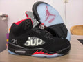 Air Jordan 5 Black & Red | Ember Circuit