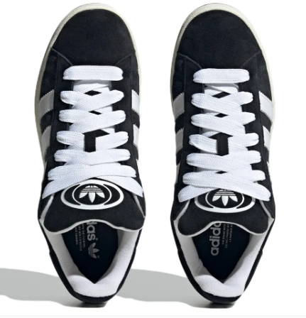 adidas Campus 00s 'Black White Gum' Sneakers - HQ8708