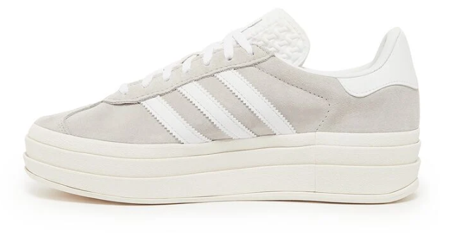 adidas Gazelle Bold Women's 'Grey White' Sneakers - HQ6893