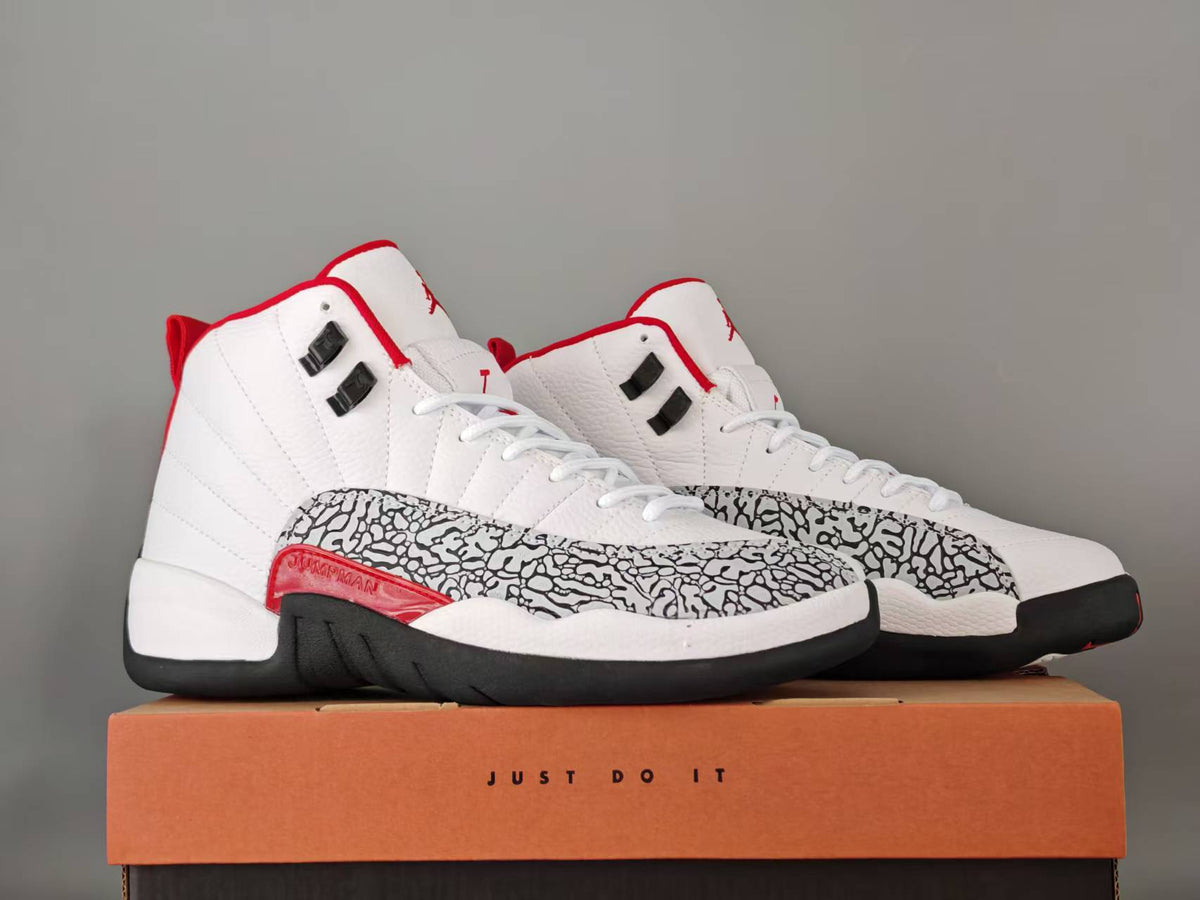 Air Jordan 12 Retro "Scarlet Signature" | Summit White Varsity Red