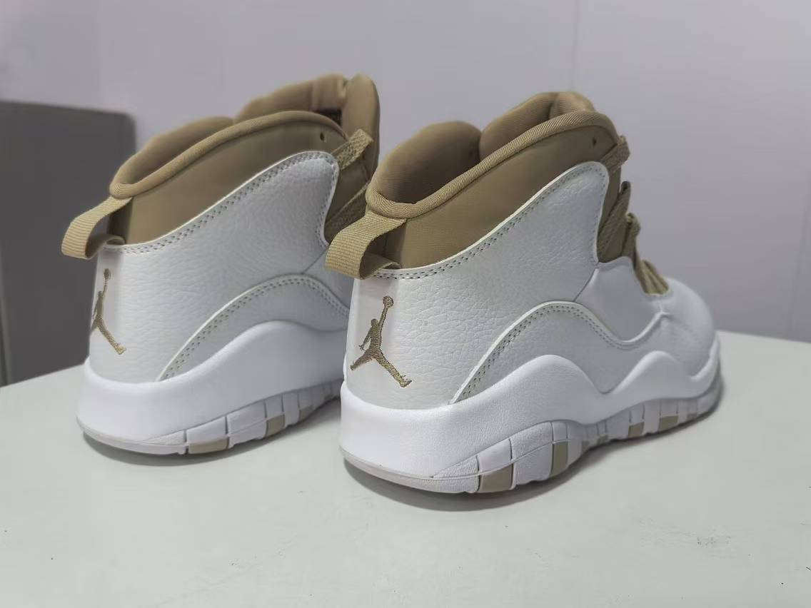 Air Jordan 10 White & Brown | Walnut Daylight