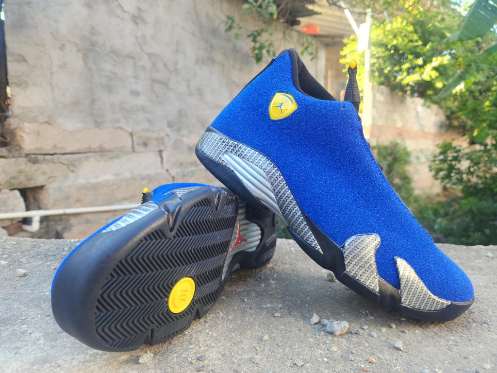 Air Jordan 14 Retro "Blue Undertow" | Full Blue & Black Sneakers