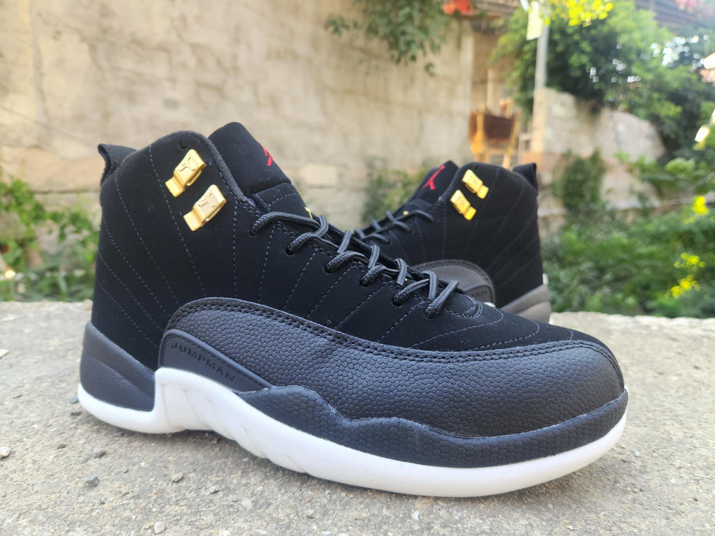 Air Jordan 12 Retro Men's "Gilded Contrast" | Black White Gold