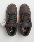 Nike SB Dunk Low Pro Premium 'Krampus' Sneakers - Dark Smoke Grey/Campfire Orange/Black