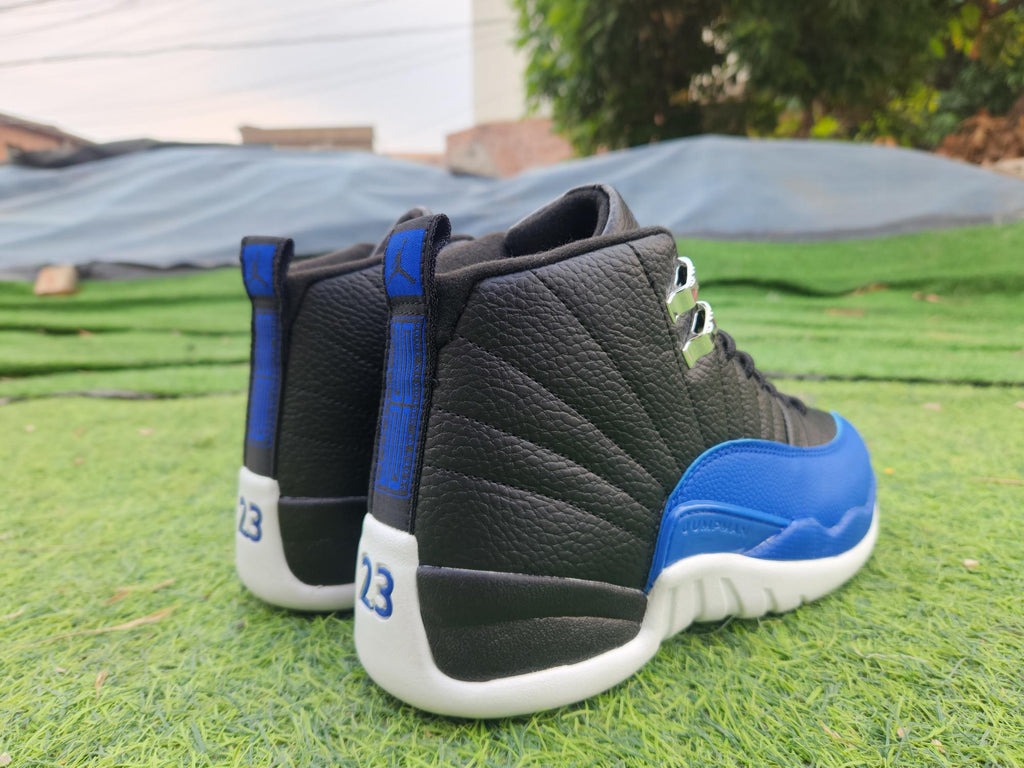 Air Jordan 12 "Midnight Current" | Black Blue White Sneakers