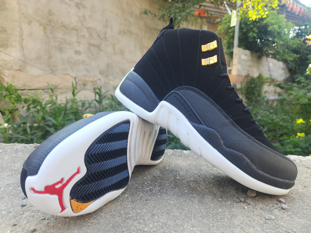 Air Jordan 12 Retro Men's "Gilded Contrast" | Black White Gold