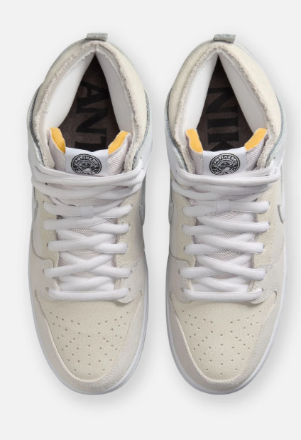 Nike SB x Anti-Hero Dunk High Sneakers - White/Black
