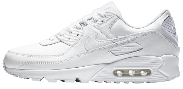 Nike Air Max 90 LTR 'Triple White' Sneakers - CZ5594-100