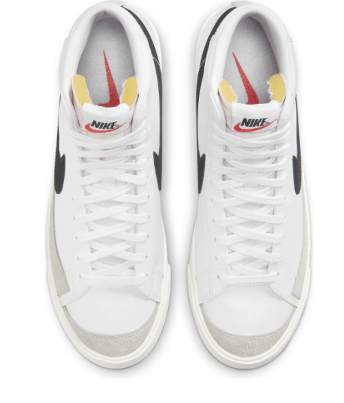 Nike Blazer Mid '77 Vintage 'White Black' Sneakers - BQ6806-100