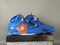 Air Jordan 5 Retro 'NY Arctic Blue' Sneakers - Blue/Black