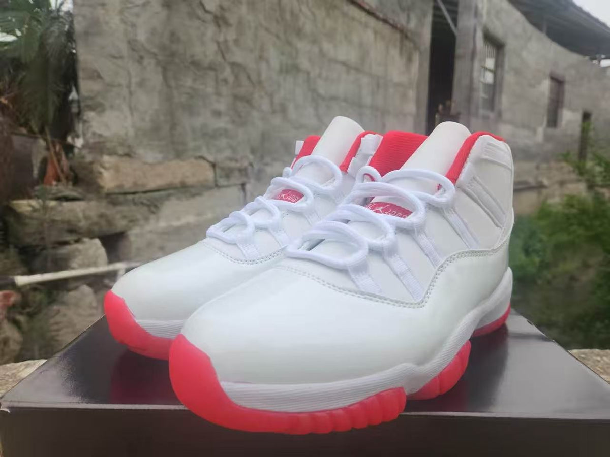 Air Jordan 11 White & Red | Cherry Daybreak