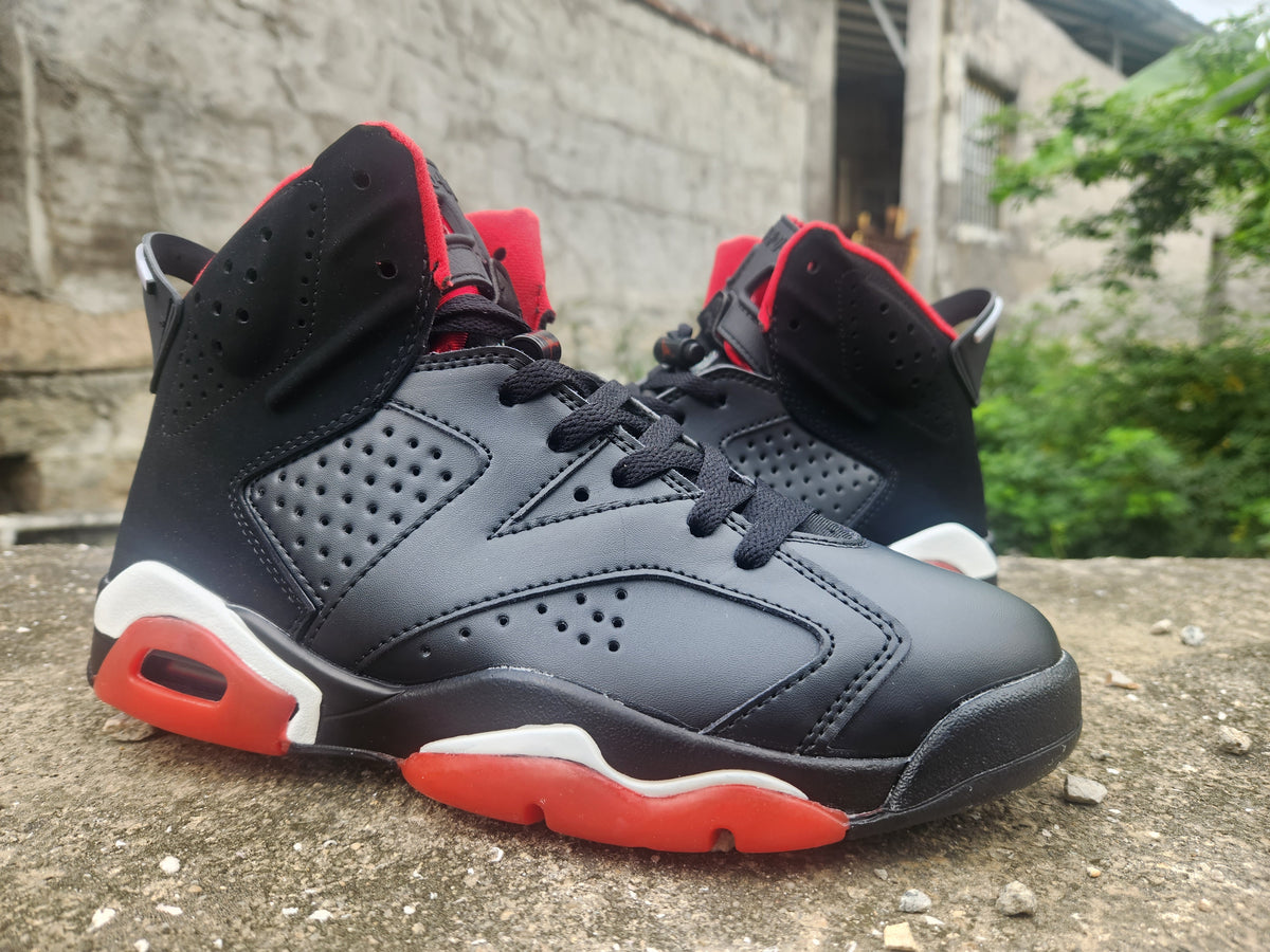 Air Jordan 6 "Spectrum Afterglow" | Black Red Multicolor Sneakers