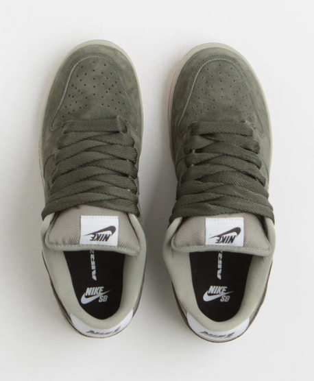 Nike SB Dunk Low Pro B Sneakers - Sequoia/Light Army/White