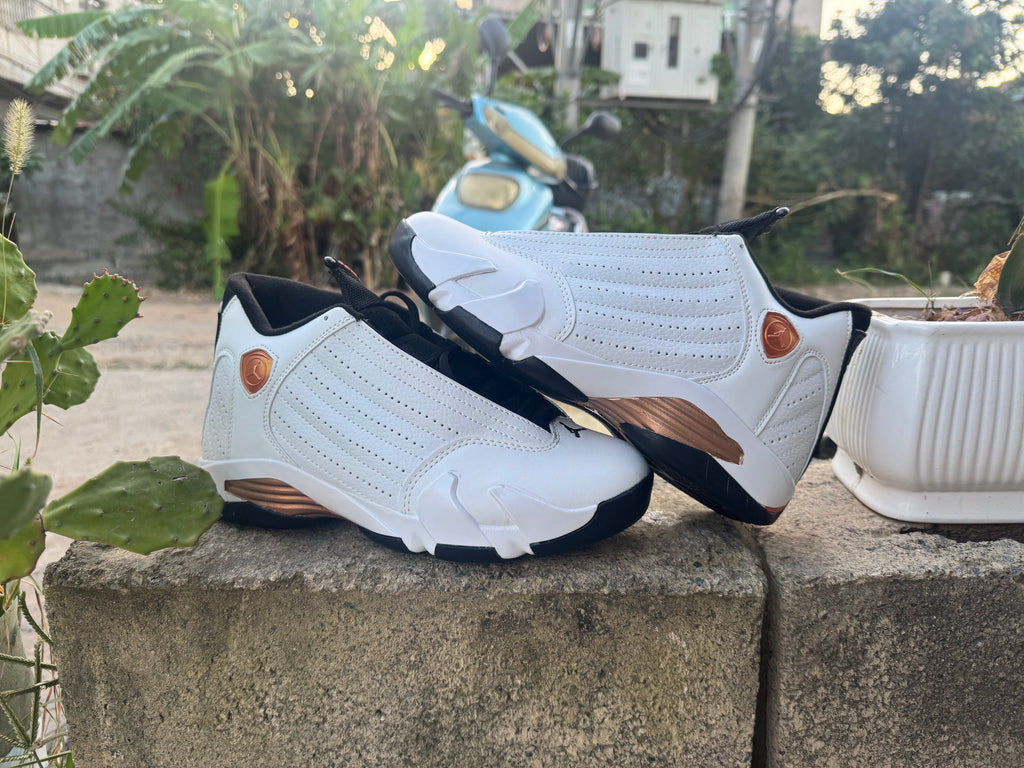 Air Jordan 14 Retro "Golden Cadence" | White & Gold Sneakers