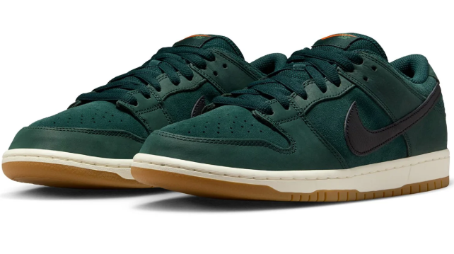 Nike SB Dunk Low Orange Label 'Deep Fir' Sneakers