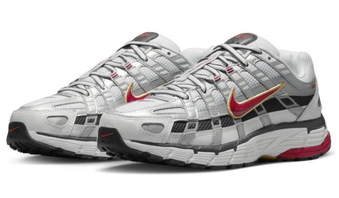 Nike P-6000 CNPT Women's 'Metallic Silver Red' Sneakers - BV1021-101