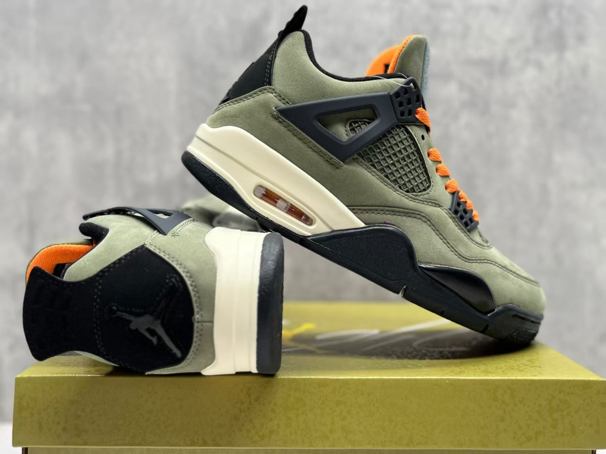 Air Jordan 4 Retro Sneakers - Olive Green