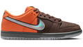 Nike SB Dunk Low Pro 'Muni Fast Pass' Sneakers - Safety Orange/Wolf Grey/Baroque Brown