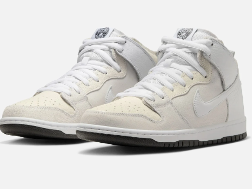 Nike SB x Anti-Hero Dunk High Sneakers - White/Black