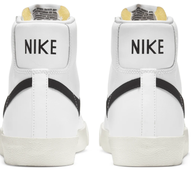 Nike Blazer Mid '77 Vintage 'White Black' Sneakers - BQ6806-100