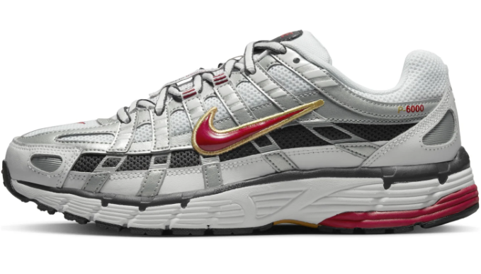Nike P-6000 CNPT Women's 'Metallic Silver Red' Sneakers - BV1021-101