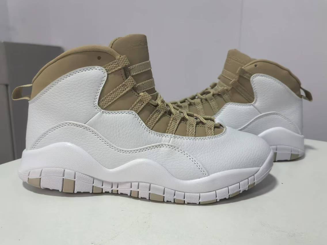 Air Jordan 10 White & Brown | Walnut Daylight