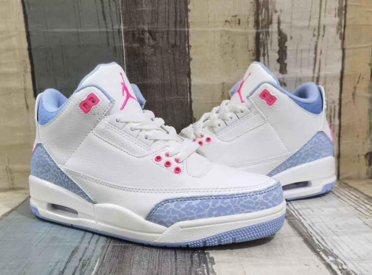 Air Jordan 3 Retro Men's Off-White/Pink/Red | Rose Voltage