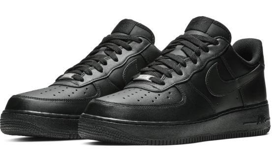 Nike Air Force 1 '07 Men's 'Triple Black' Sneakers