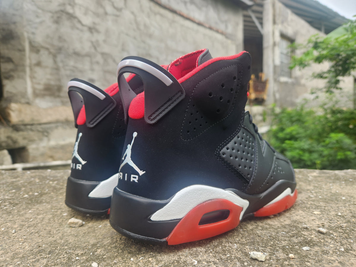 Air Jordan 6 "Spectrum Afterglow" | Black Red Multicolor Sneakers