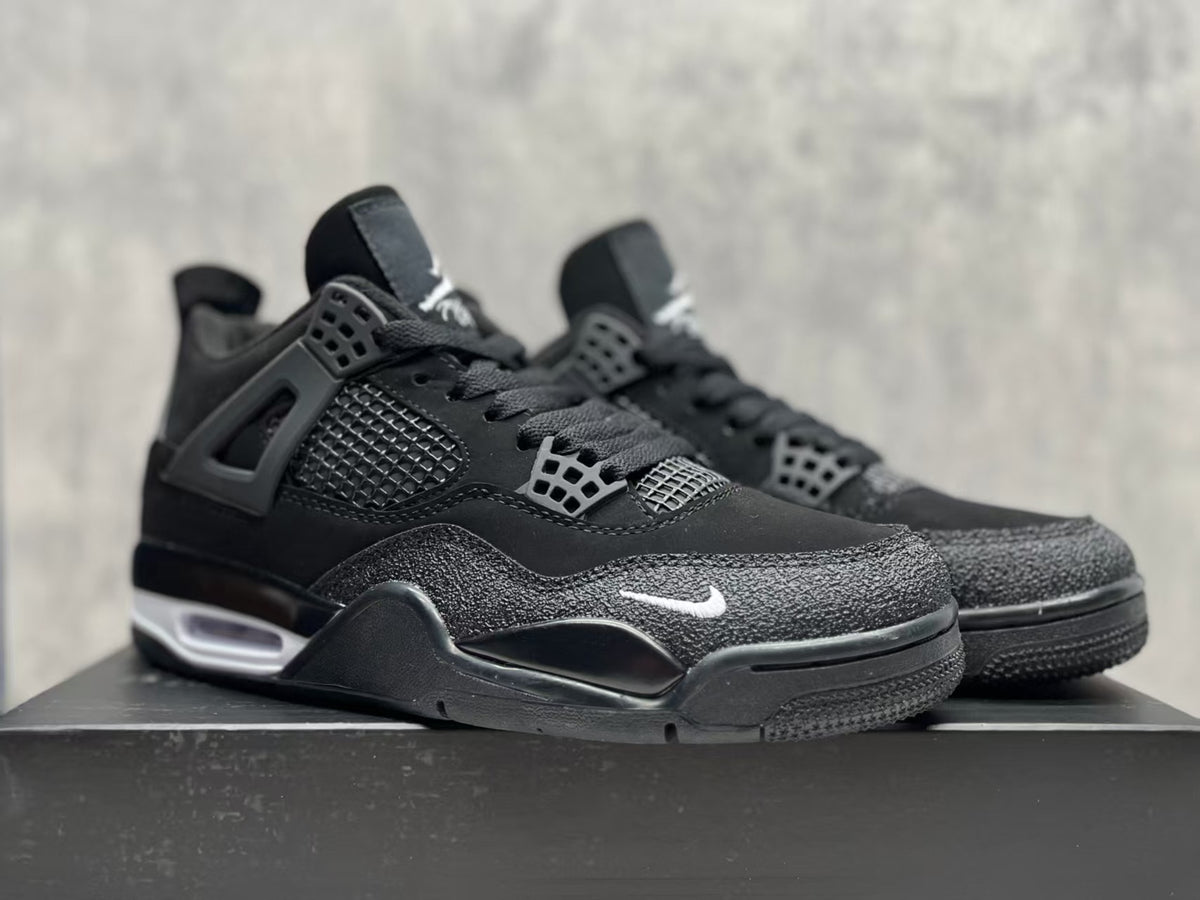 Air Jordan 4 Retro 'Black Motorsport' Sneakers