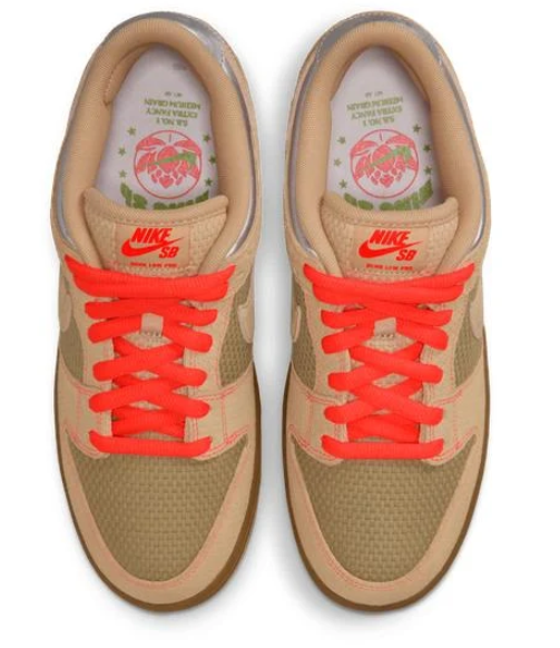 Nike SB Dunk Low Pro Canvas 'Som Tum' Sneakers - Vachetta Tan/Parachute Beige