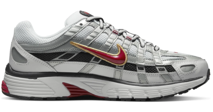 Nike P-6000 CNPT Women's 'Metallic Silver Red' Sneakers - BV1021-101