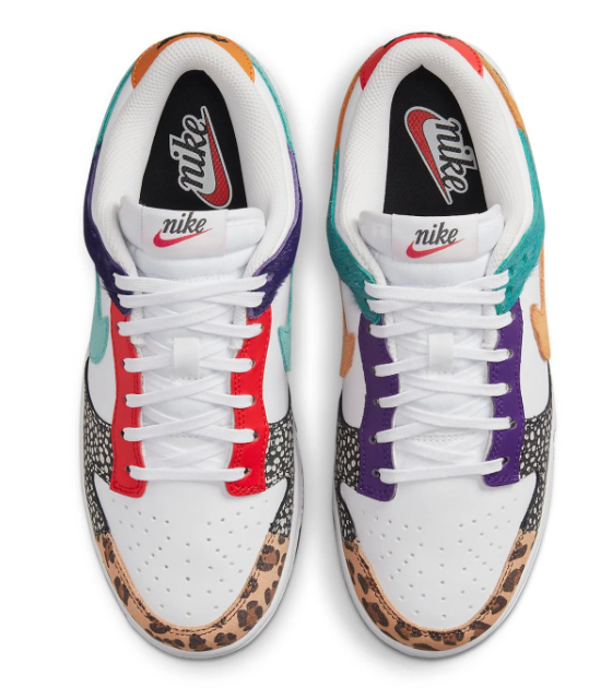 Nike Dunk Low SE 'Safari Mix' Sneakers - DN3866-100