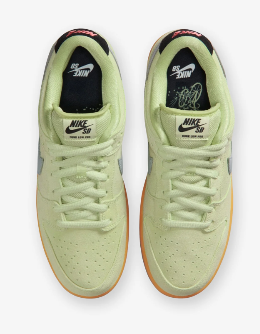 Nike SB Dunk Low Pro 'Light Liquid Lime' Sneakers