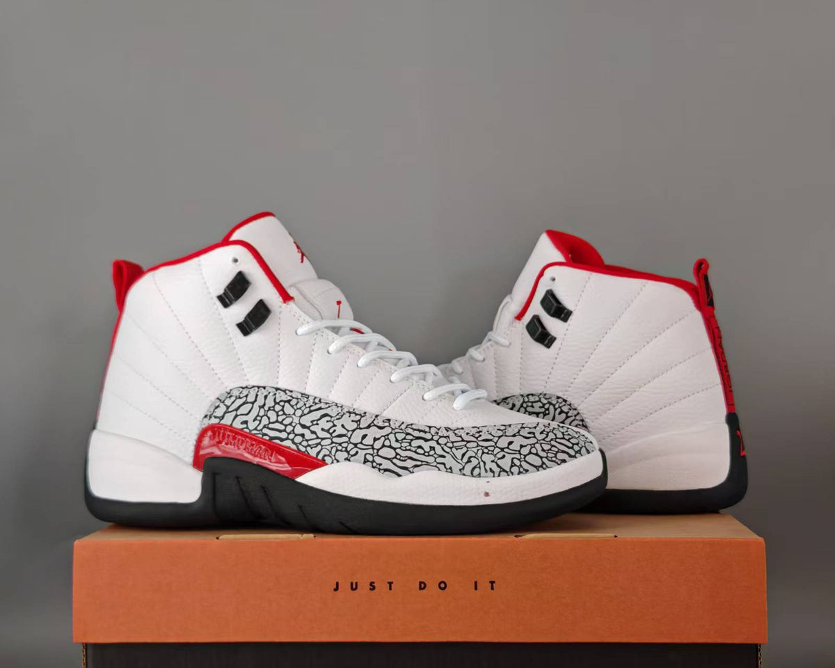 Air Jordan 12 Retro "Scarlet Signature" | Summit White Varsity Red