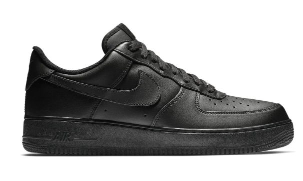 Nike Air Force 1 '07 Men's 'Triple Black' Sneakers