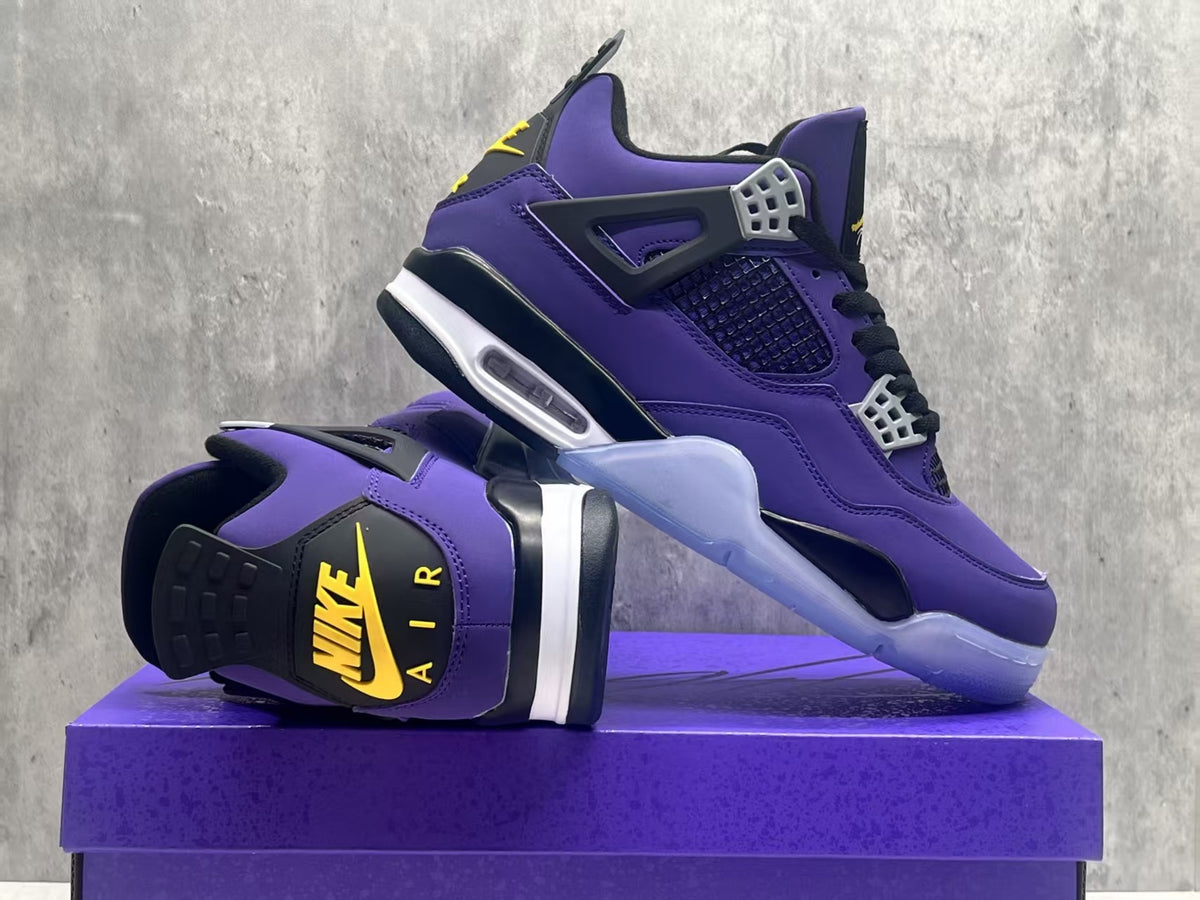 Air Jordan 4 Retro Lakers Purple-Gold | Violet Marquee