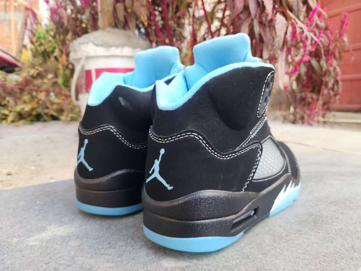 Air Jordan 5 Black University Blue | Carolina Nightfall