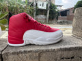 Air Jordan 12 Retro "Redline Contrast" | White & Red Sneakers