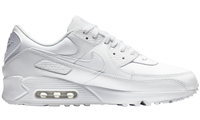 Nike Air Max 90 LTR 'Triple White' Sneakers - CZ5594-100