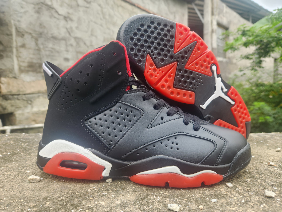 Air Jordan 6 "Spectrum Afterglow" | Black Red Multicolor Sneakers