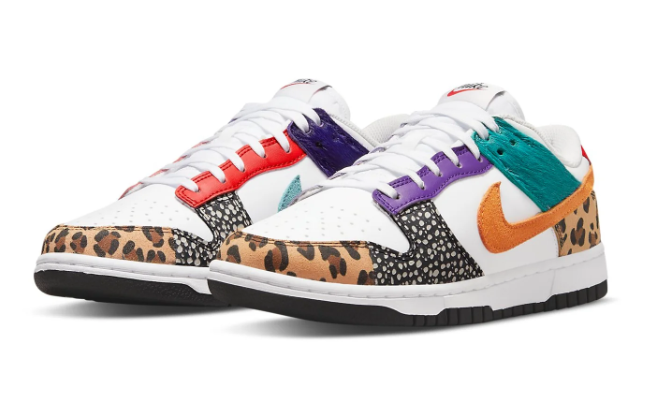Nike Dunk Low SE 'Safari Mix' Sneakers - DN3866-100